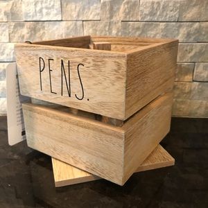 Rae Dunn PENS & PENCILS Desk Organizer Caddy